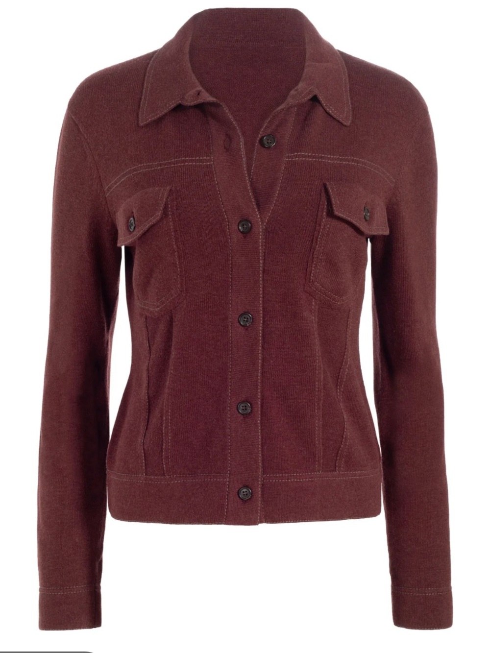 Peruvian Connection Trompe L Oeil Sweater Jacket